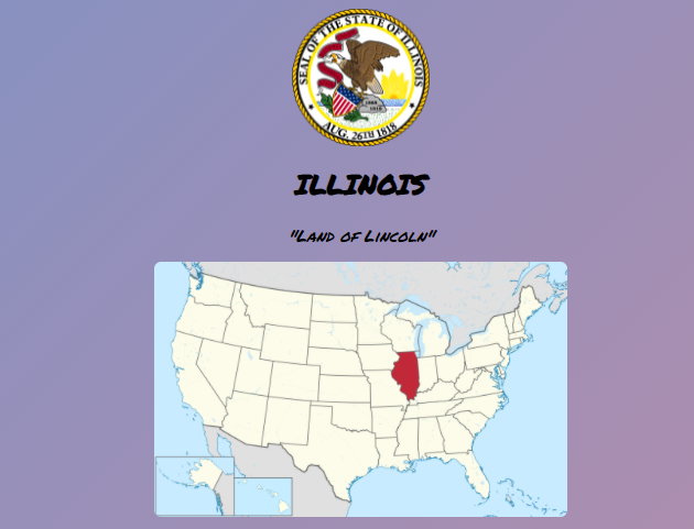 Image of Illinois landing page project