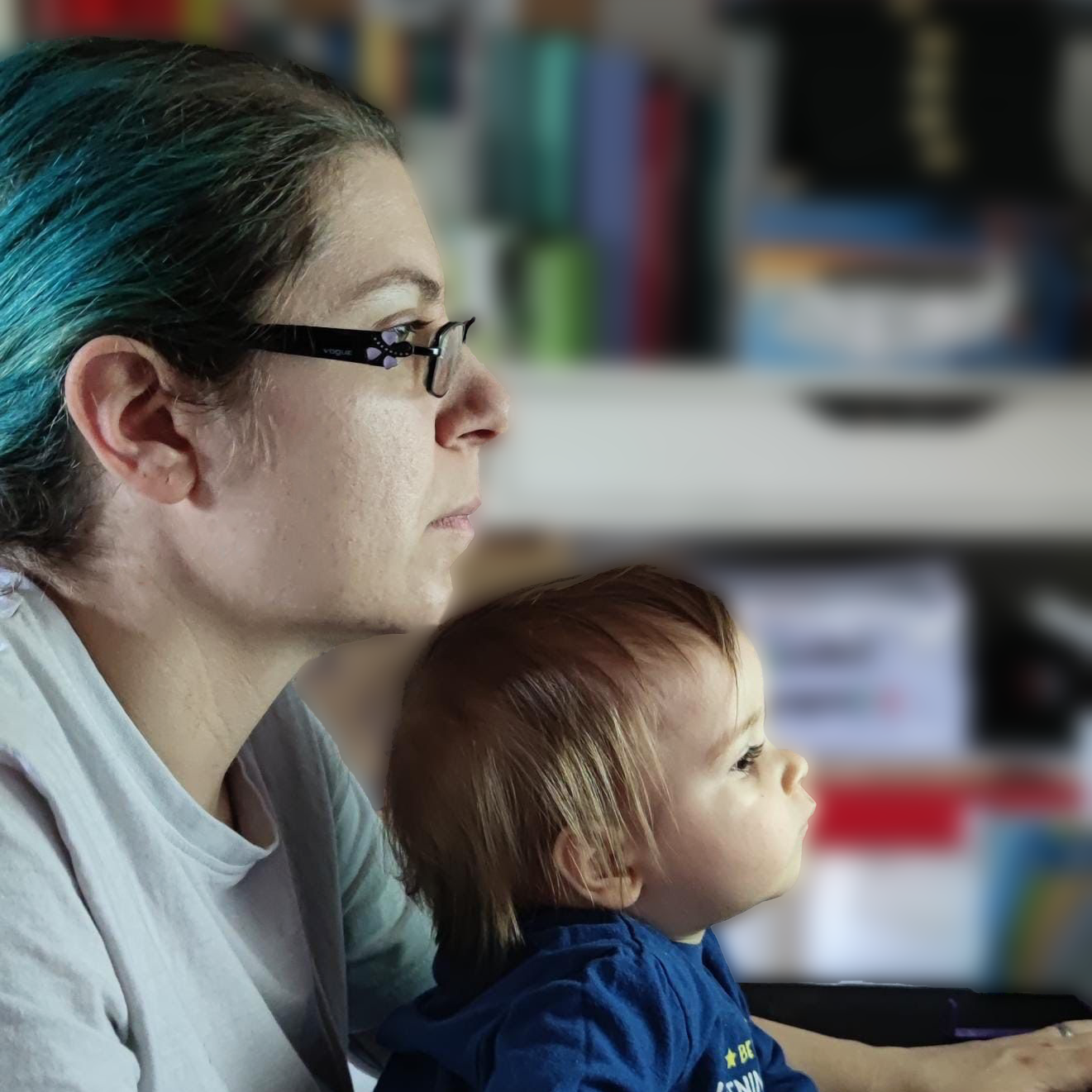 Photo of Elisa and her son Keanu